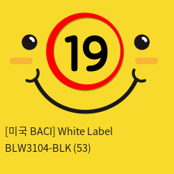 [미국 BACI] White Label BLW3104-BLK (53)